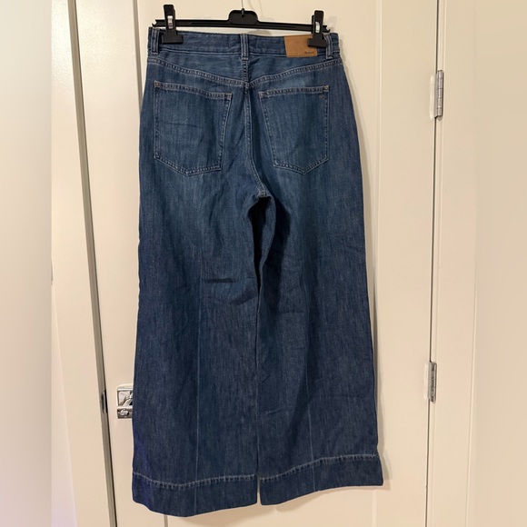 Madewell Curvy Superwide Leg Jeans - Soft Drape Denim - Picture 10 of 10